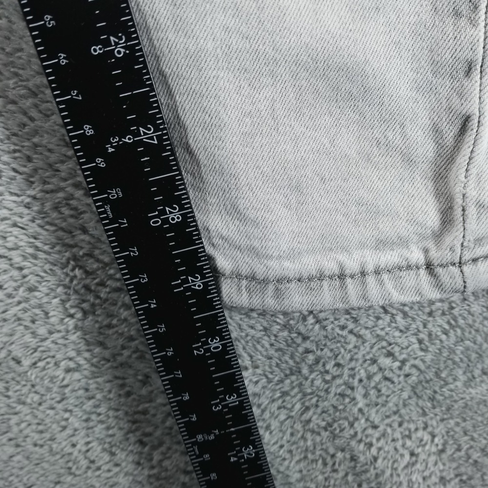 Levis 511 Jeans Mens 32x32 Gray Slim Straight Mid‎ Rise Light Wash Stretch Denim - Picture 7 of 10